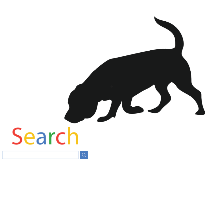 Spürhund als Symbol für die Suche nach ungenutztem SEA-Potenzial